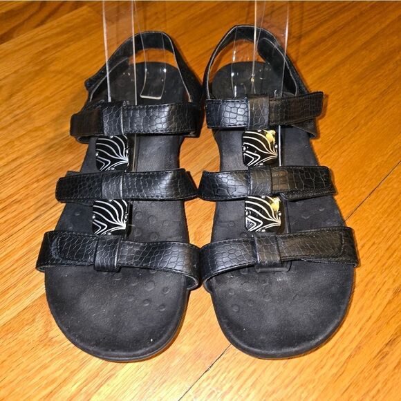 Vionic Amber Black Slingback Sandals Womans Size 8 - Picture 4 of 8